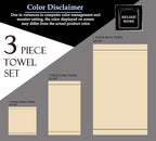 Belizzi Home Ultra Soft 3 Pack Cotton Towel Set, Contains a Bath Towel 28x55 - Image 6
