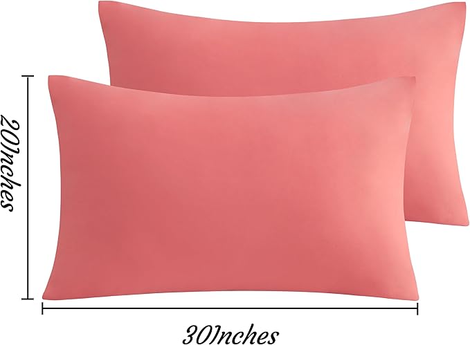 NTBAY Queen Pillow Cases Set of 2, 2 Pack Brushed Microfiber 20x30 Pillow Cases - Image 6