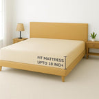 Feather & Stitch 1 Piece Fitted Sheet King Size, 100% Cotton Damask Sateen Weave - Image 5