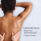 ForPro Premium Flannel 3-Piece Massage Sheet Set - Image 4