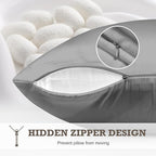 100% Mulberry Silk Pillowcase 2 Pack, Queen Size Silk Pillow Cases - Image 5