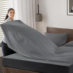 Maple&Stone Queen Flat Sheet 6 Pack, Premium Soft & Breathable, Brushed - Image 3