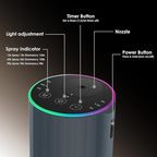 Waterless Essential Oil Diffuser, 7 Colors LED Light, Battery Powered Mini - Image 3