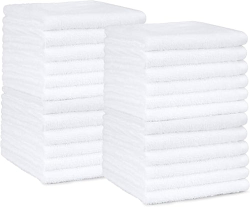 Amazon Basics Highly Absorbent, Fast Drying 100% Cotton Washcloths by AmazonBasics