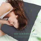 Cooling Pillowcases King Size Set of 2, Viscose Derived from Bamboo - Image 5
