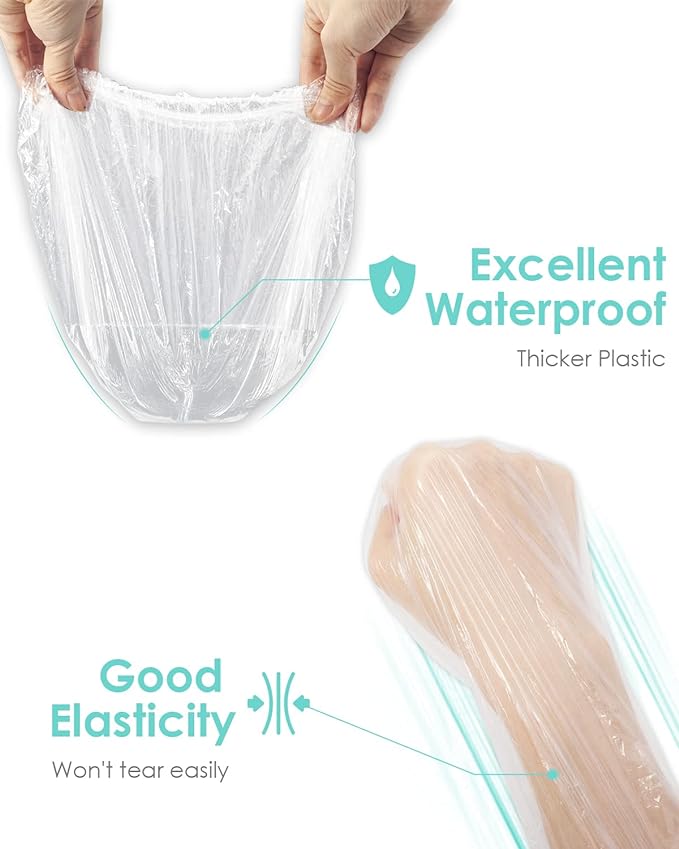 Auban Disposable Shower Cap, Spa Salon Hotel and Home Use, Portable Travel - Image 3
