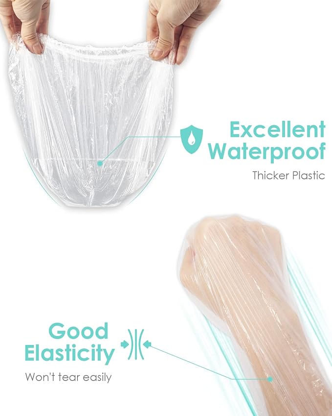 Auban 30PCS Disposable Shower Caps, Individually Wrapped Larger & Thicker - Image 3