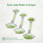 kimkoo Jade Roller and Gua Sha for Face-3 in 1 Kit - Image 4