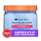 Tree Hut Exotic Bloom Shea Sugar Scrub, Exfoliating, Hydrating & Moisturizing - Image 2