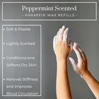 6lb Peppermint Scented Paraffin Wax - Image 2