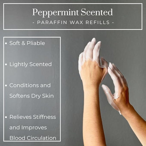 6lb Peppermint Scented Paraffin Wax - Image 2