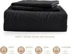Exclusivo Mezcla King Size Quilt Bedding Set, Lightweight Black Quilts King Size - Image 6