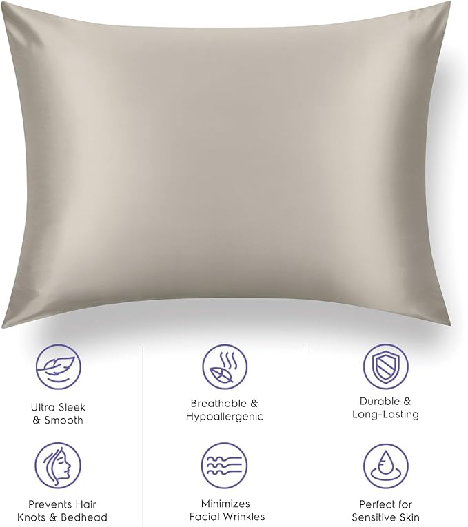 Tafts Silk Pillow Cases - 22mm 100% Pure Mulberry 6A Silk Pillowcase - Image 3