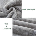 M-bestl 2 Pack Hair Towel Wrap, Absobent Hair Drying Towel - Image 4