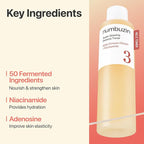 numbuzin No.3 Super Glowing Essence Toner, Jumbo Szie, Fermented Toner - Image 5
