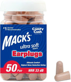 Mack's Ultra Soft Foam Earplugs, 50 Pair by Macks