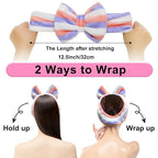 Shintop Women Fashion Lovely Soft Carol Fleece Bowknot Bow Makeup Cosmetic - Image 3