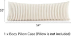 BEDELITE Fluffy Faux Fur Body Pillow Cover - Image 8