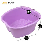 Extra-Large Foot Bath Soak Tub 2-Pack – Durable Massage Basins - Image 7
