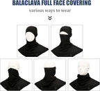 SATINIOR 3 Piece Balaclava Face Cover Sun Protection Neck Cover Summer - Image 2