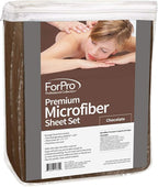 ForPro Professional Collection Premium Microfiber 3-Piece Massage Sheet Set - Image 2
