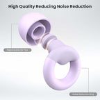 JUSTRVN Ear Plugs for Sleeping, 2 Pairs of Reusable Earplugs for Noise - Image 3
