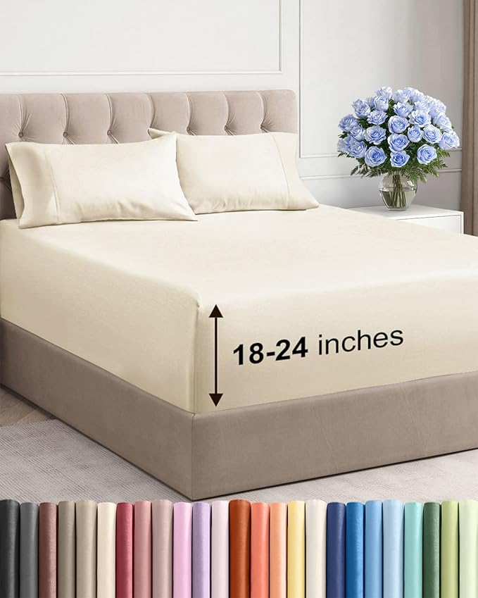 Extra Deep King Sheet Set by CGKUnlimited