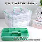 HEY FOLY 15qt Clear Medicine Organizer Storage Box - Image 5