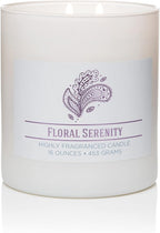 Carolina Floral Serenity Scented Candle, 16 oz Wellness Relaxing Aromatherapy - Image 7
