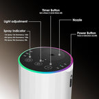 Waterless Essential Oil Diffuser, 7 Colors LED Light, Battery Powered Mini - Image 3