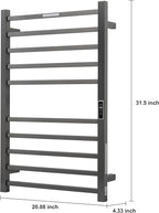 Heated Towel Racks for Bathroom, Wall Mounted Electric Towel Warmer Racks - Image 4