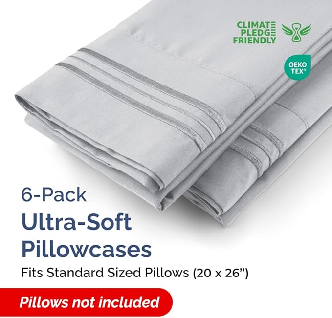 Standard Pillow Cases Set of 6 - Image 2