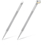 2 PCS Nail Cuticle Pusher Pen, Metal Double Ended Tools by Unknown