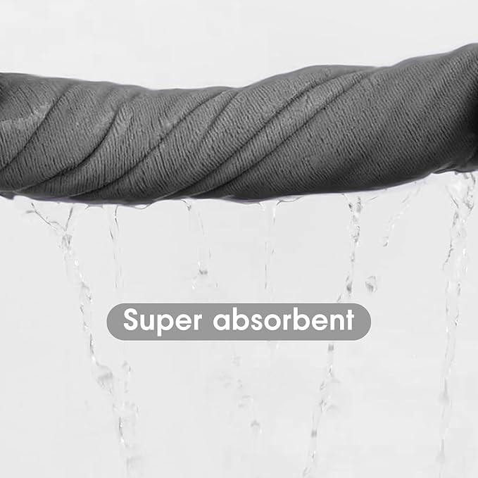 JML Large Bath Towels Set, 2 Pack, Microfiber Body Towels - Image 5