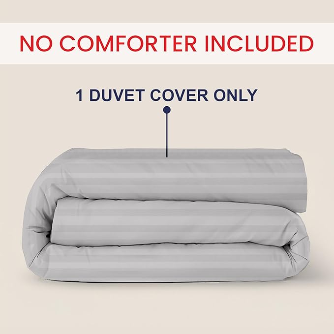 Kotton Culture 1 Pc California King Size Duvet Cover Only -100% Egyptian Cotton - Image 2