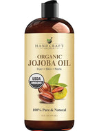 Handcraft Blends USDA Organic Jojoba Oil | Cold-Pressed | 16 Fl Oz | 100% Pure by HandcraftBlends