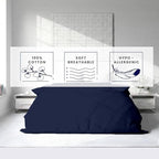 Kotton Culture 3 Pc Twin XL/Twin Duvet Cover Set-100% Egyptian Cotton 600 - Image 5