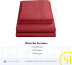 Twin XL Sheets - Breathable Luxury Sheets - 1800 Supreme Collection Extra Soft - Image 4