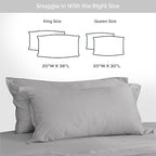 Pillow Cases Queen Size Set of 2 Pillowcases 100% Viscose from Bamboo Cooling - Image 6