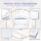 Plastic Sterilizing Tray-Sterilization Tray, Clean Sterilizer Box Storage - Image 6