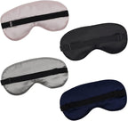 LERSVICVIL 4 Pack Eye Mask for Sleeping Silky Soft Satin Blindfold Adjustable - Image 2