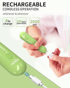 Professional Manicure Pedicure Kit, Cordless Electric Nail File Set, - Image 4