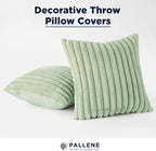 Pallene Faux Fur Plush Throw Pillow Covers 26x26 Set of 2, Luxury Soft Fluffy - Image 7