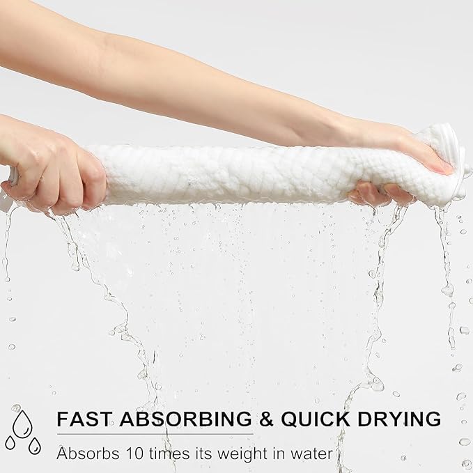 Ycosy 4 Pack Extra Large Microfiber Bath Towels Set, 35x70 inches, Less Lint - Image 6