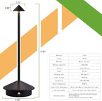 2 Pack Cordless LED Table Lamp, Rechargeable 5200mAH Battery Operated Lamp - Image 5