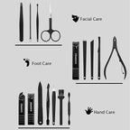 FAMILIFE Gifts for Men, Manicure Set Clippers Manicure Kit Nail Clipper Sets - Image 8