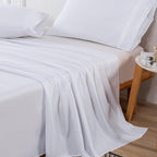 Lirex 2-Pack Full Size Flat Sheet Set, Ultra-Soft Brushed 1800 Microfiber - Image 7
