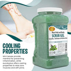 SPA REDI - Exfoliating Scrub Pumice Gel, Mint and Eucalyptus, 128 Oz - Manicure - Image 7
