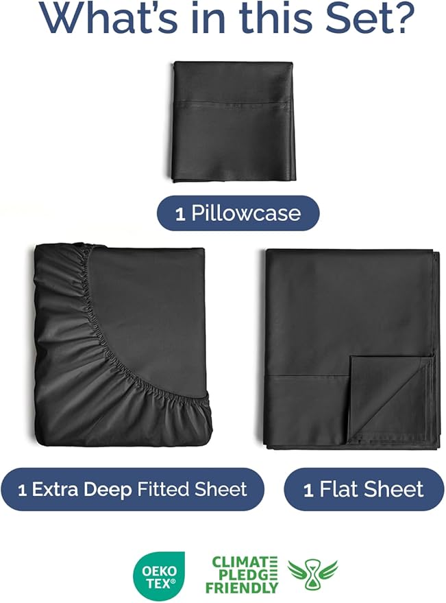 Extra Deep Twin Sheet Set - Image 3