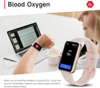 Fitness Trackers, Blood Oxygen Heart Rate Sleep Monitor, 1.47‘’ OLED Display - Image 4